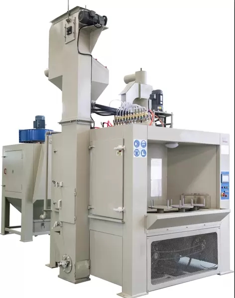 自动间隙式转盘喷砂机ZC-JXSZPPSJ-D200-12W-Q12A