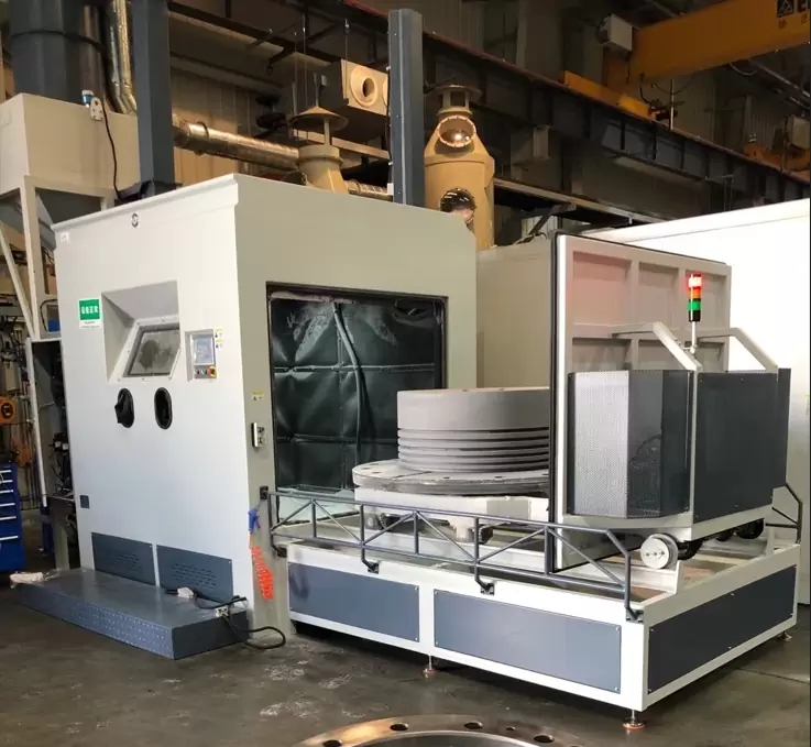 数控转盘式喷砂设备ZC-SKZYPSJ-D1500-3D