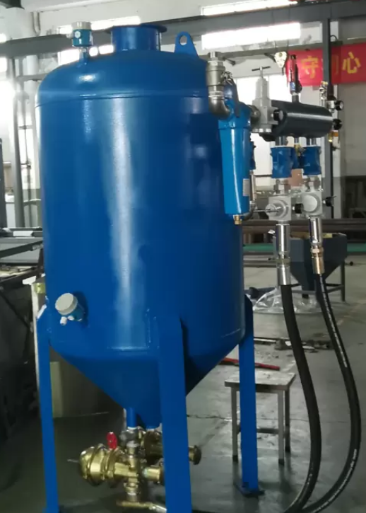 移动式自动喷砂罐ZC-ZDPSG-600L-2P