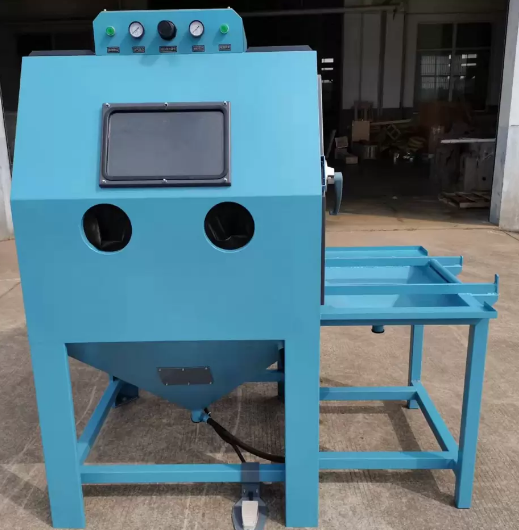 小型模具环保喷砂机ZC-MJSDPSJ-100B正面